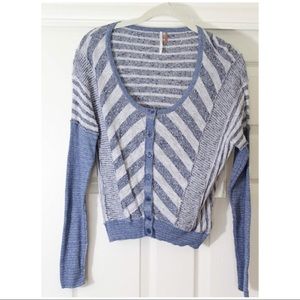 Blue Striped Sweater